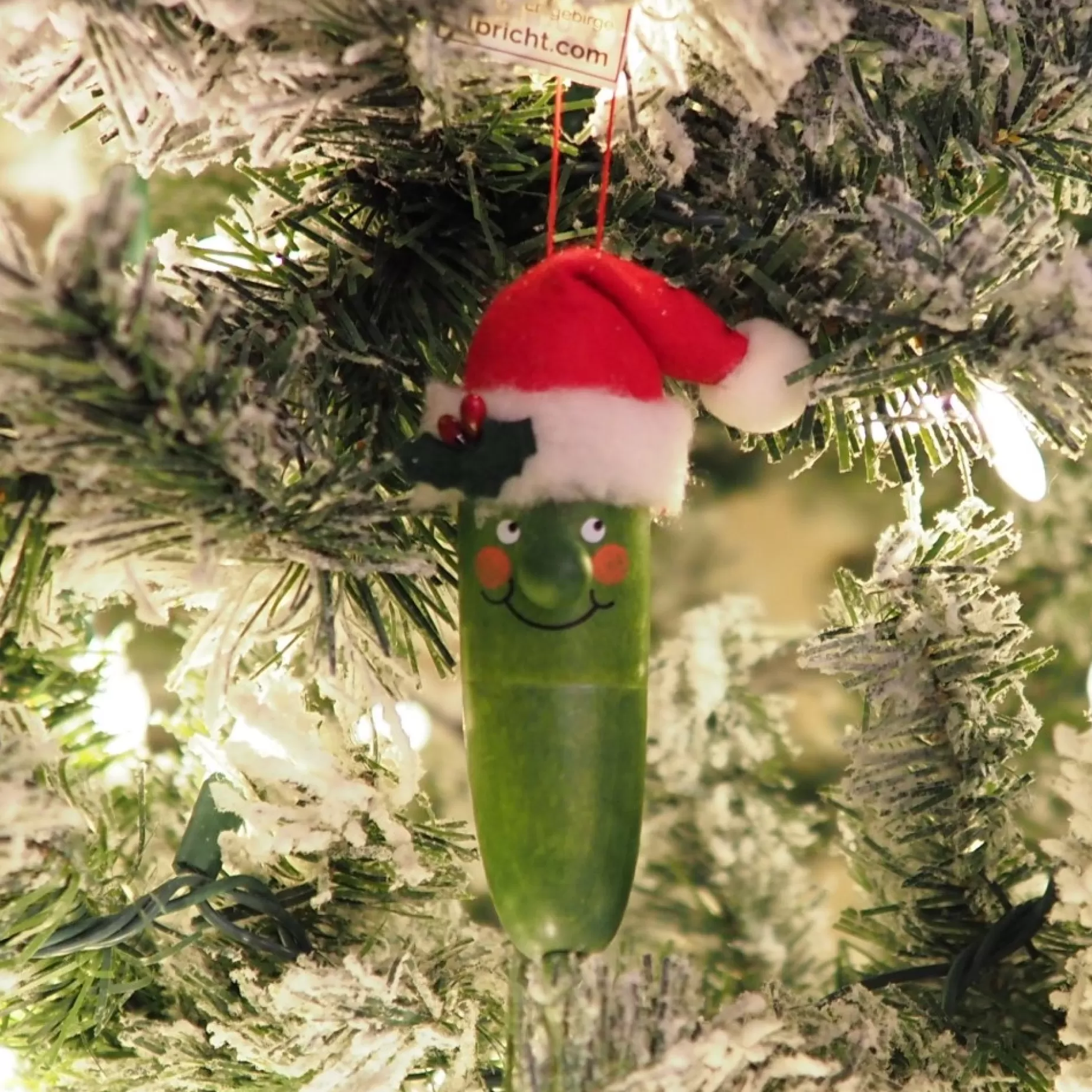 Christian Ulbricht The Christmas Pickle - Christmas Tree Decoration | All Tree Decorations