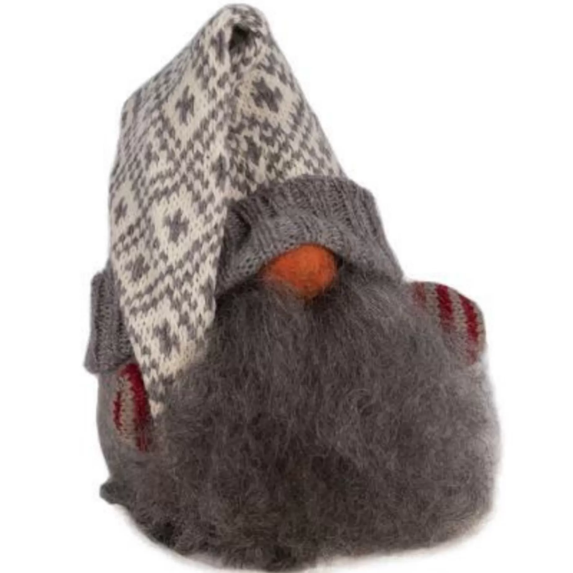 Asas Tomtebod Tomte Gnome - Little Claus (Grey Knitted Cap) | Tomte Gnomes