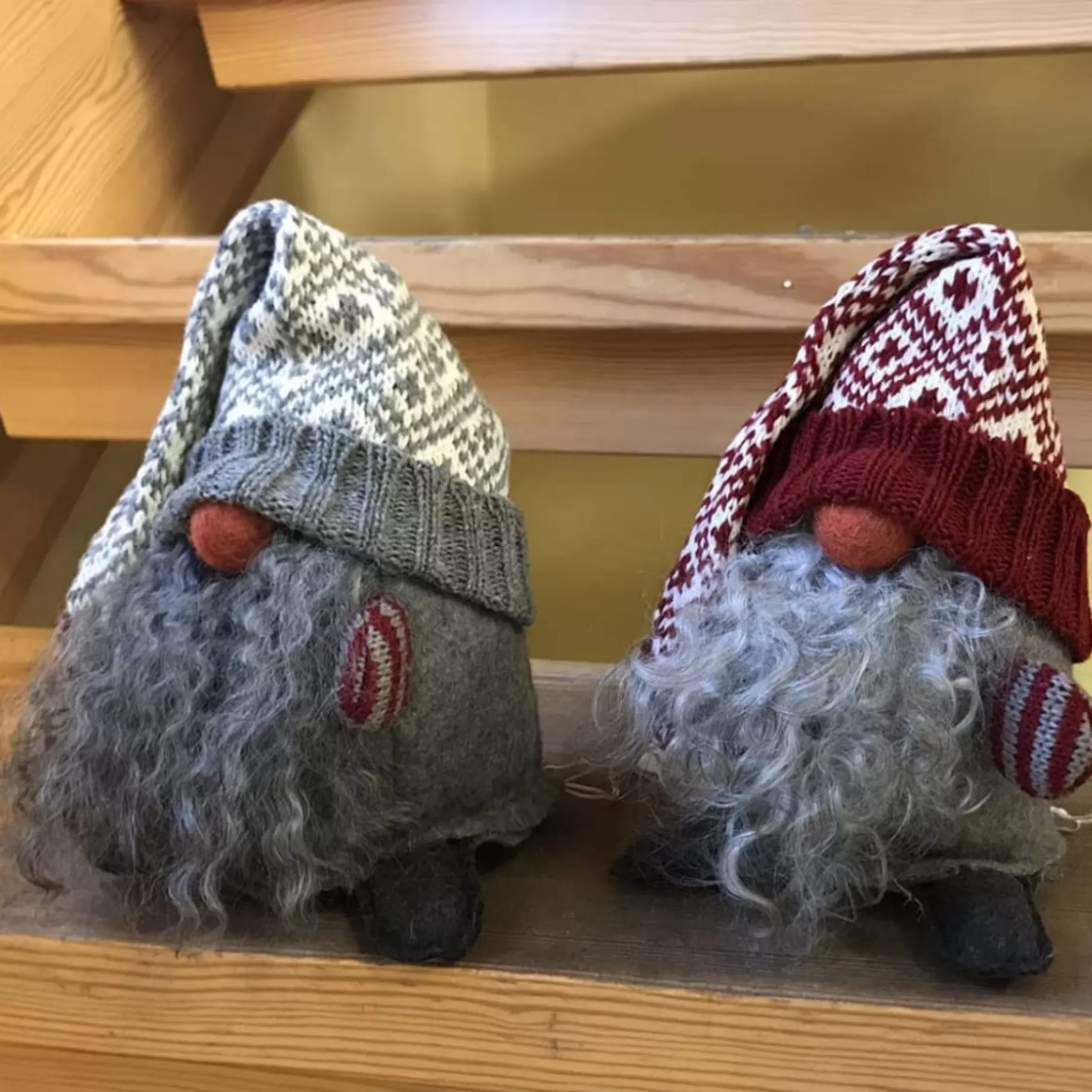 Asas Tomtebod Tomte Gnome - Little Claus (Grey Knitted Cap) | Tomte Gnomes
