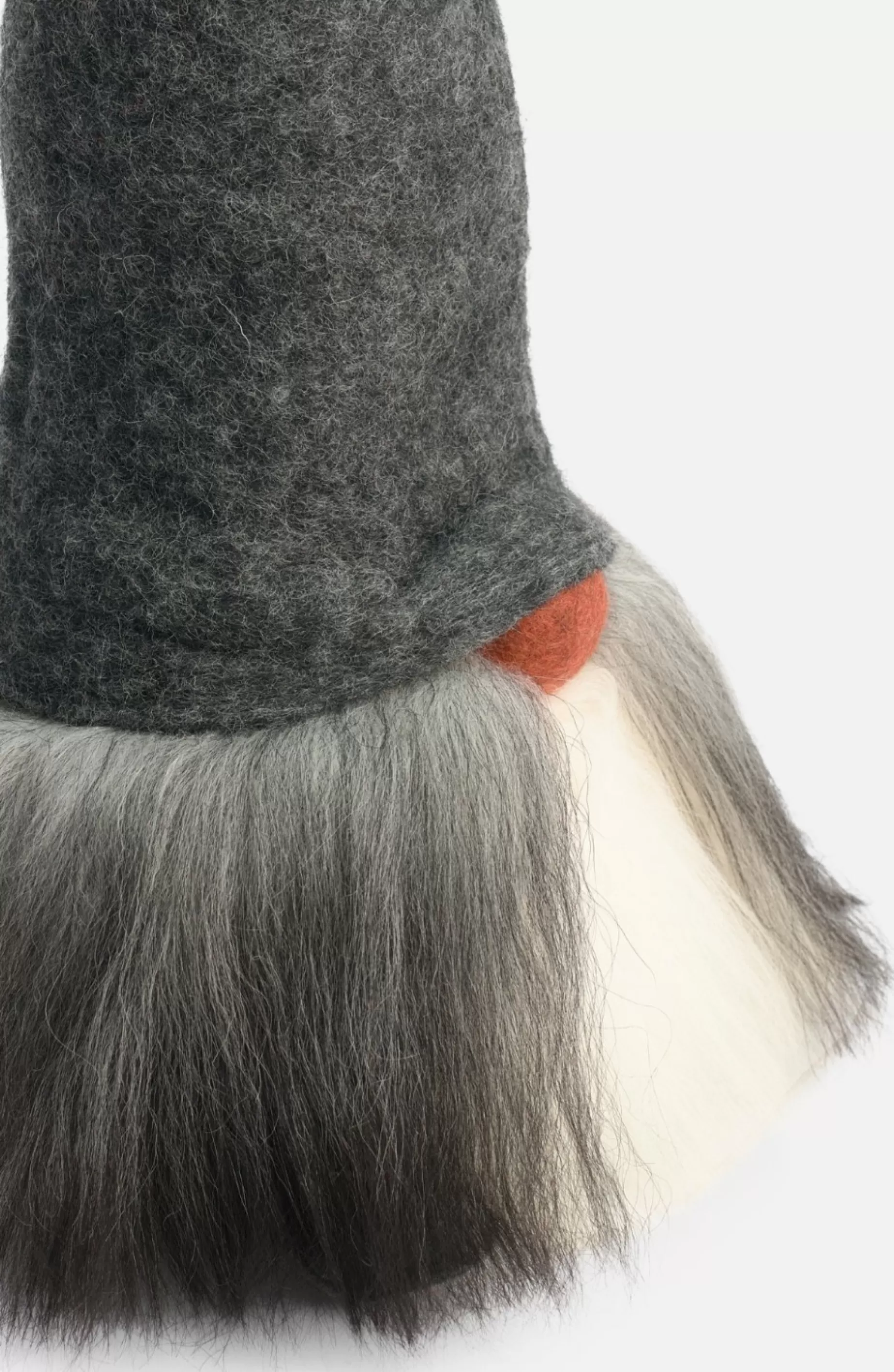 Asas Tomtebod Tomte Gnome - Verner With Felt Cap (Grey) | Tomte Gnomes