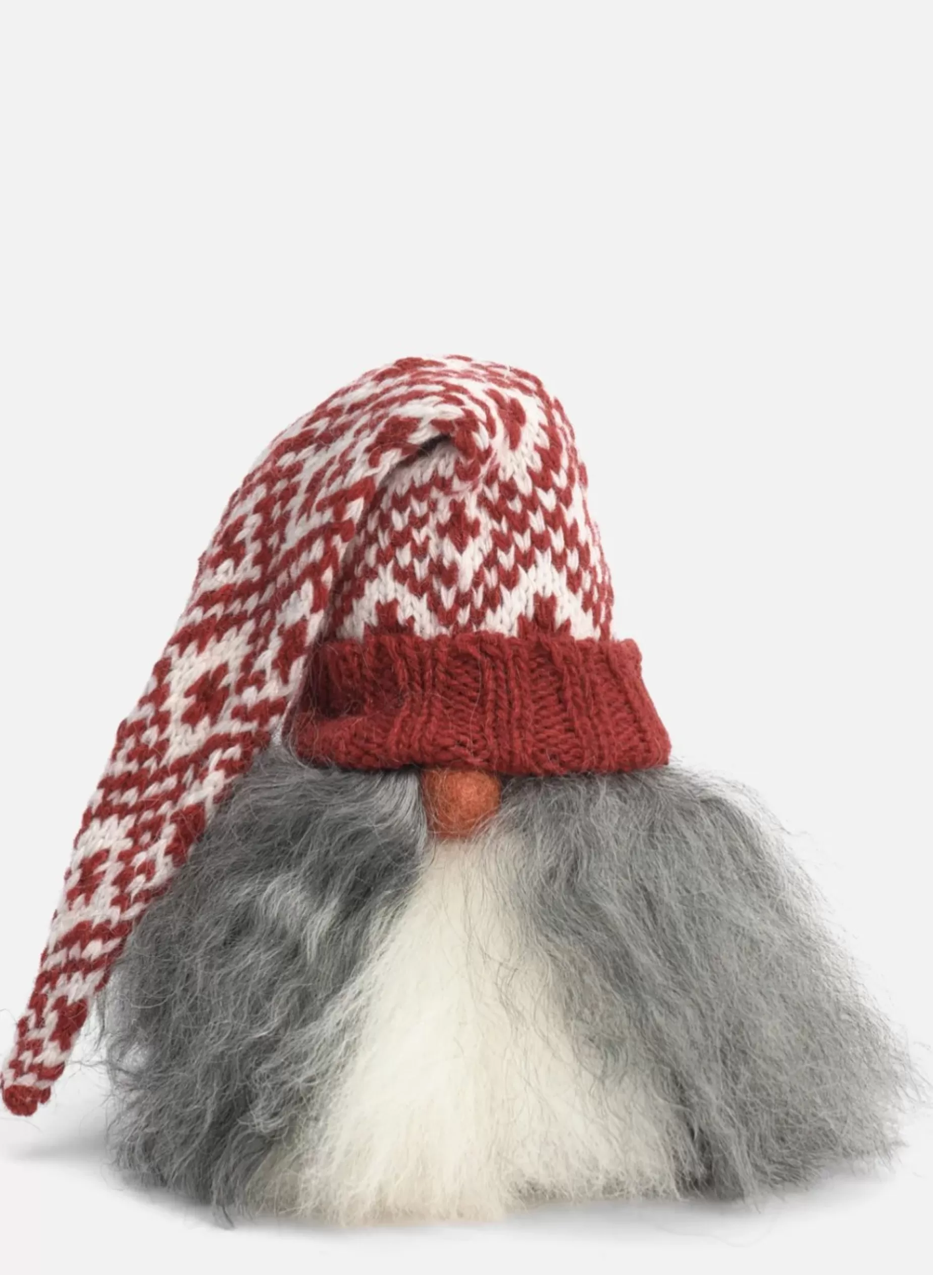 Asas Tomtebod Tomte Gnome - Viktor With Knitted Cap (Red And White) | Tomte Gnomes