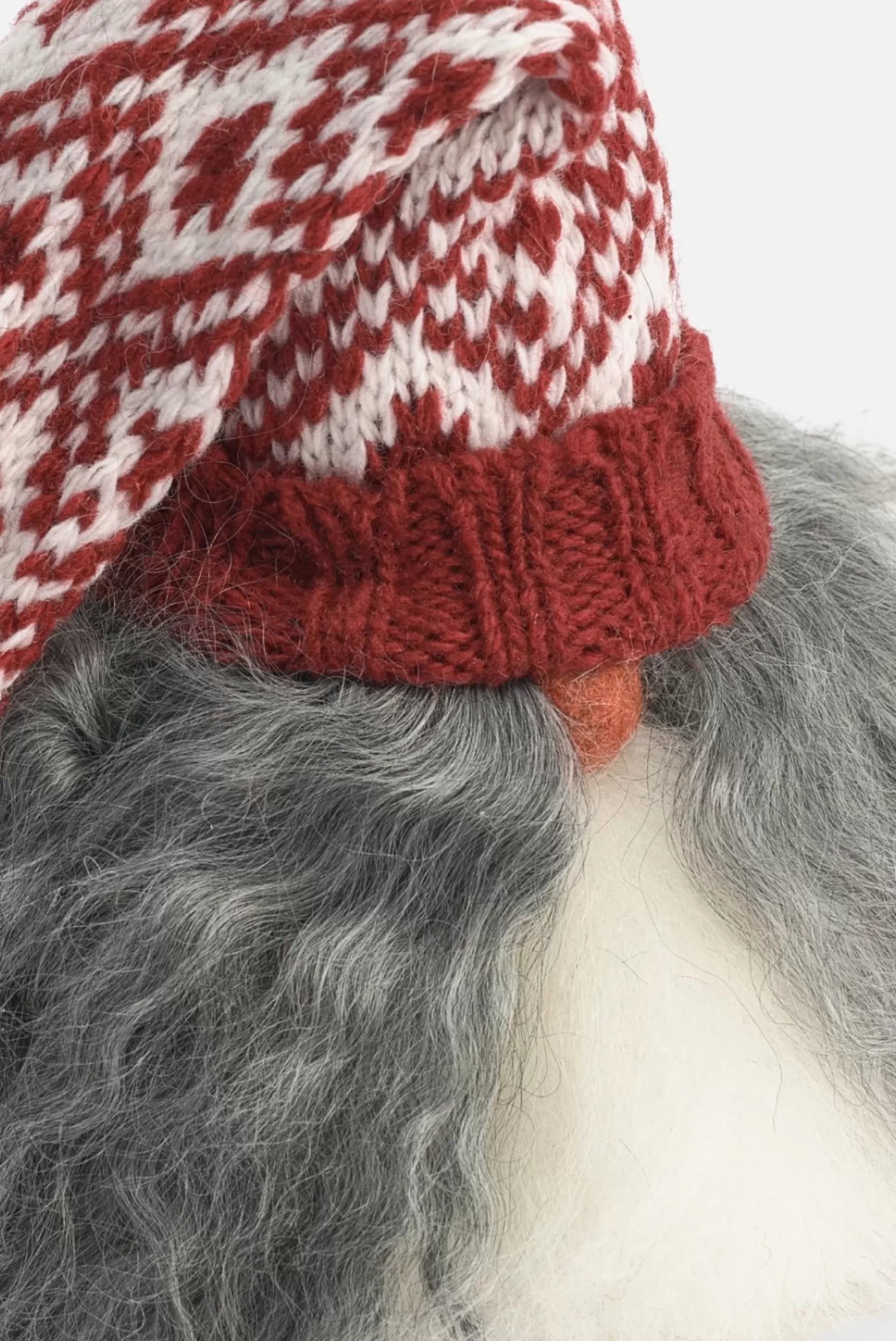 Asas Tomtebod Tomte Gnome - Viktor With Knitted Cap (Red And White) | Tomte Gnomes