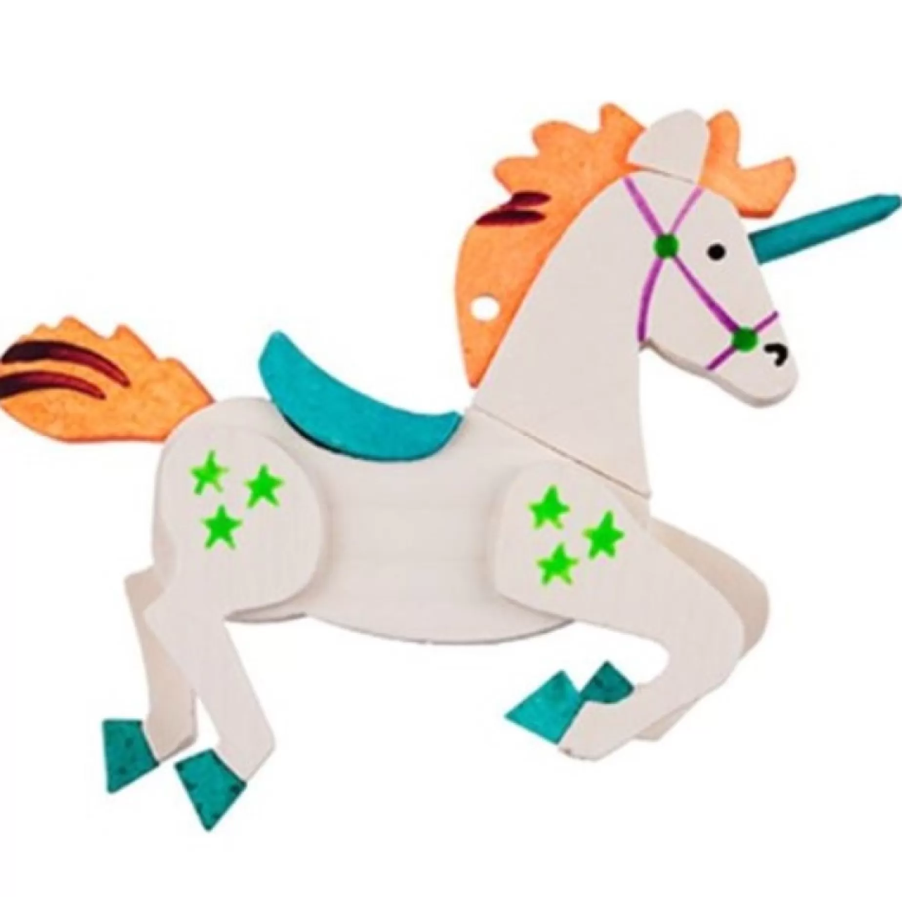 Graupner Unicorn (Orange Flamer) - Christmas Tree Decoration | All Tree Decorations