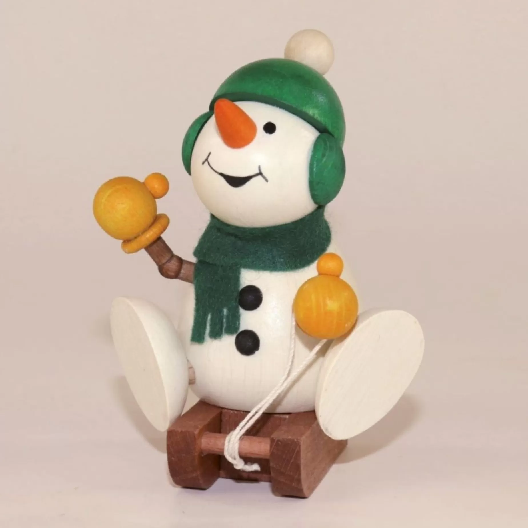 Paul Ullrich Weihnachtsmann Collectibles - Large Snowman With Sled | Rudolph & Friends Collectibles