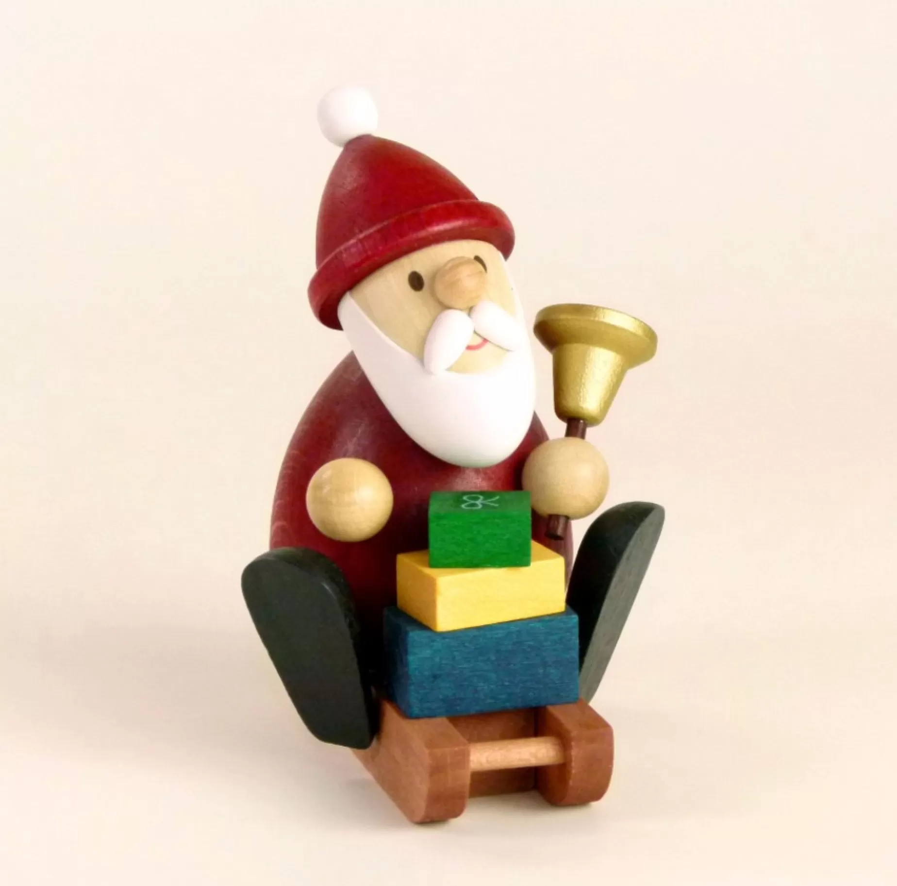 Paul Ullrich Weihnachtsmann Collectibles - Santa On A Sleigh With Bell & Gifts | Rudolph & Friends Collectibles
