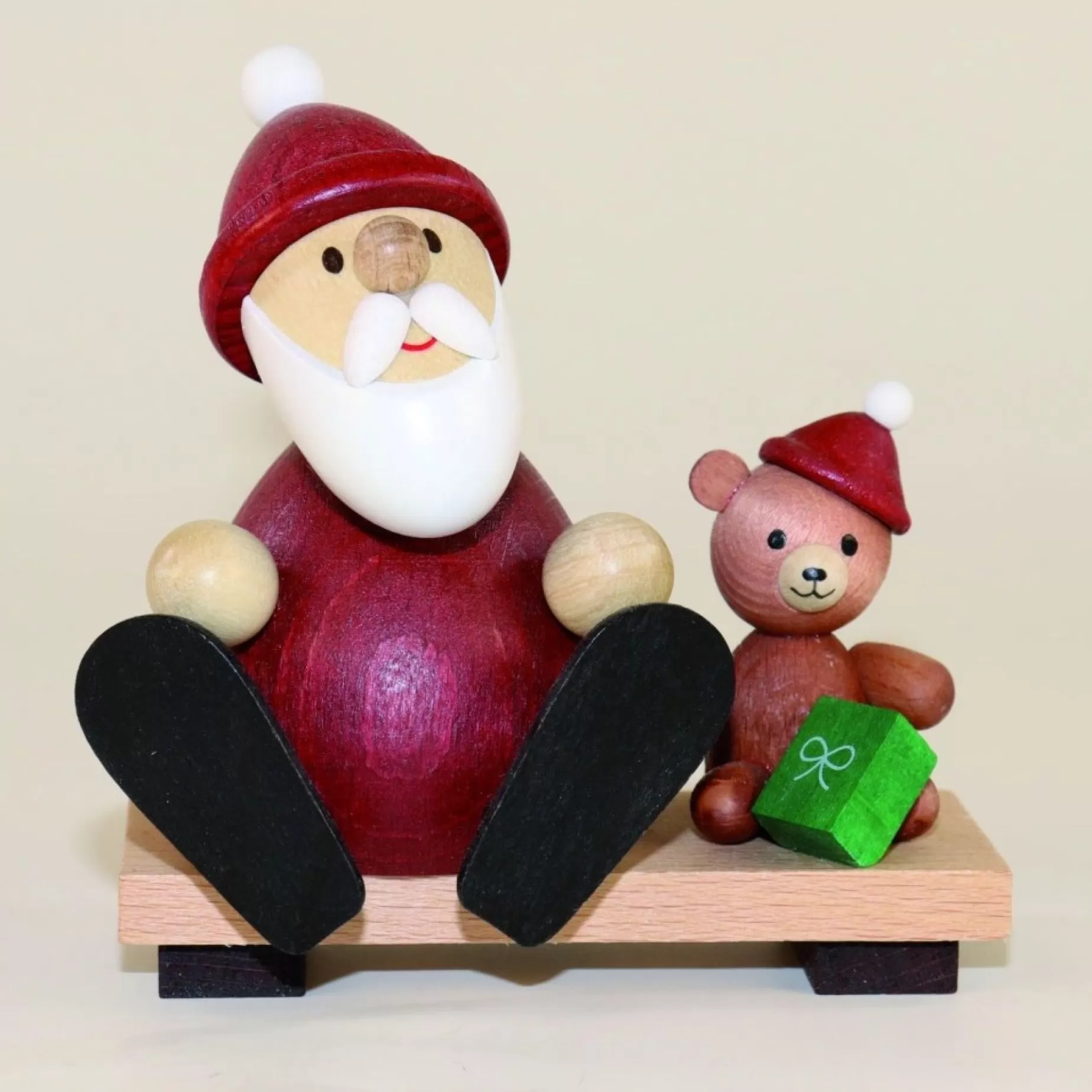 Paul Ullrich Weihnachtsmann Collectibles - Santa With Teddy Bear | Rudolph & Friends Collectibles